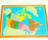 Kanada - dřevěné puzzle PREMIUM  s rámečkem