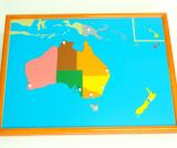 Austrálie - dřevěné puzzle PREMIUM  s rámečkem