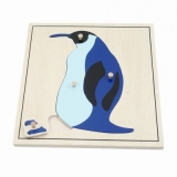Tučňák -  dřevěné puzzle