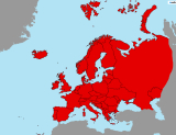 Evropa - politická mapa 65 x 50
