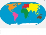 Mapa světa 100 x 130 cm