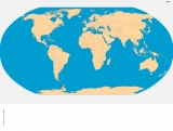 Mapa světa politická 130 x 100 cm