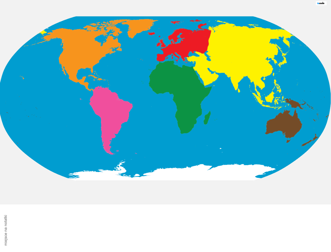 Mapa světa  65 x 50 cm