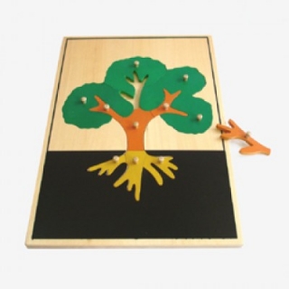Velká puzzle strom ( materiál dýha )