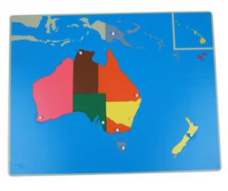 Austrálie - dřevěné puzzle ( bez rámečku )