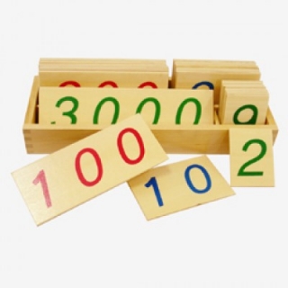 Dřevěné karty s čísly ( 1-3000 )