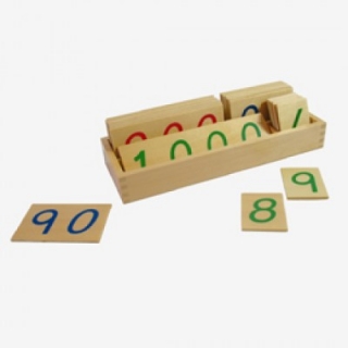 Dřevěné karty s čísly ( 1-1000 )